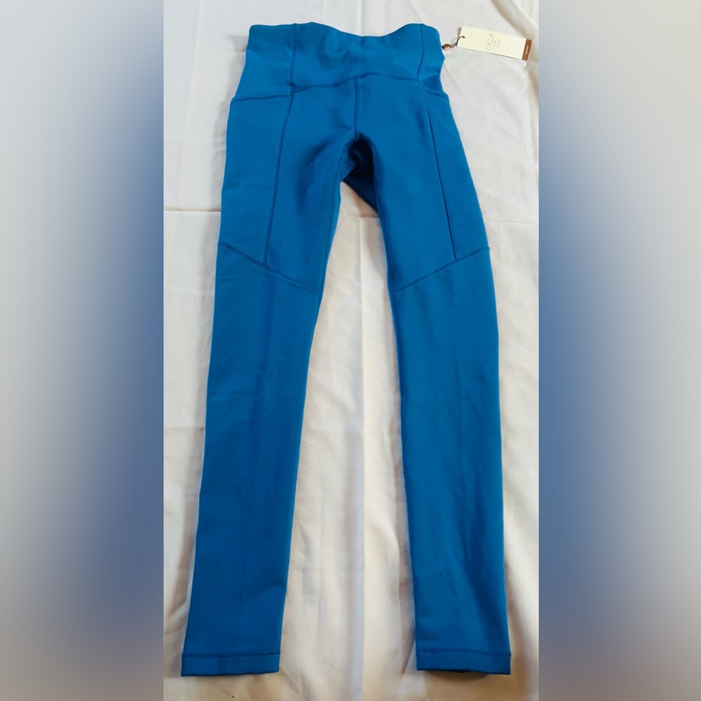 Calia Ladies Size XS High-Waisted Leggings NEW Cosmic Blue